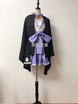 Платья для косплея Azur Lane Arashio, униформа, костюмы на Хэллоуин для женщин, могут быть изготовлены на заказ