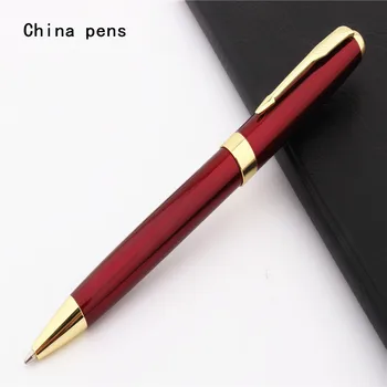 Роскошное качество 388 Винно-красный цвет, Офисная шариковая ручка для школьников со средним кончиком, Новинка