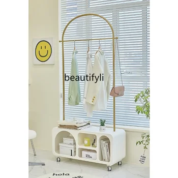 Скандинавская бытовая вешалка для одежды Современный минималистичный Переносной шкаф для хранения вещей в спальне маленькой квартиры аксессуары для дома fairy