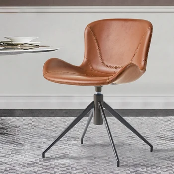 Современный расслабляющий дизайн Обеденных стульев Скандинавский эргономичный стол Металлические обеденные стулья Промышленная мебель для дома Silla Comedor YX50DC