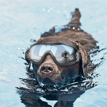 Солнцезащитные очки для собак K5DC, водонепроницаемые очки для собак, очки для домашних животных, очки для собак с защитой от ультрафиолета