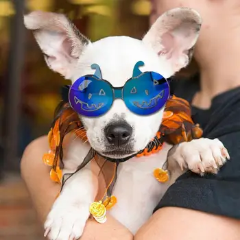 Солнцезащитные очки с милым котом, стильные солнцезащитные очки для собак, Ветрозащитные, противотуманные, УФ-защита для мелких и средних пород, удобные для собак