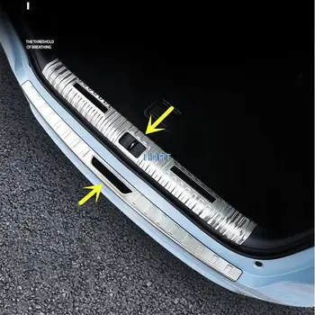 Стайлинг автомобиля, Накладка на заднюю панель, наклейка на рамку, накладка на бампер багажника, Защитная накладка для ведущего ideal LiXiang Li One 2020 + Аксессуары