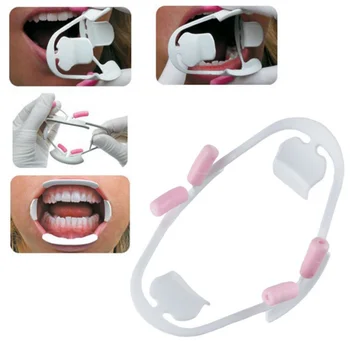 Стоматологические материалы 3D Интраоральный ретрактор для щек, отбеливающий зубы, открывалка для рта, Стоматологические товары, опора для полости рта, Ортодонтический инструмент