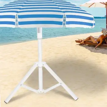 Треугольная Железная складная подставка для зонтика от солнца Опорная база для пляжа, сада, кемпинга, рыбалки, держатель зонтика