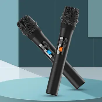 Широко совместимый эргономичный беспроводной караоке-конденсаторный микрофон для интервью