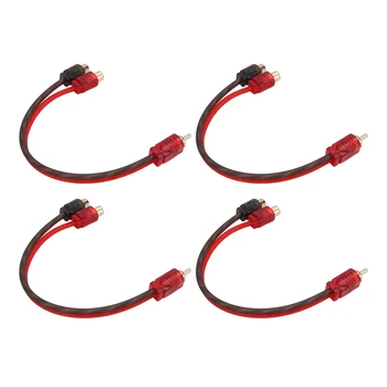   Шнур 4 упаковки, прочный 3,5 мм, от 1 мужчины до 2 женщин, Y-образный кабель-разветвитель длиной 20 см для автомобильной акустической системы