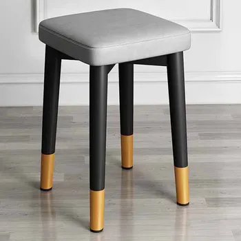 Штабелируемые Красивые обеденные стулья Современный металлический дизайн мобильных стульев для спальни Уникальная Кухонная мебель Sillas De Comedor